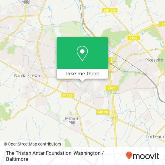 Mapa de The Tristan Antar Foundation