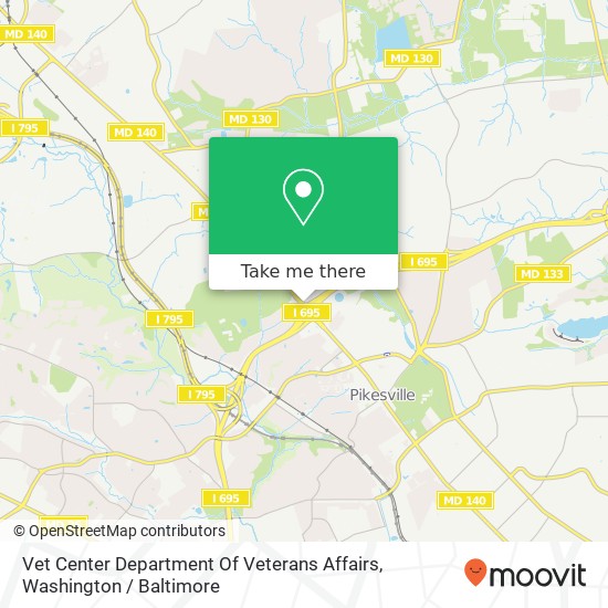 Mapa de Vet Center Department Of Veterans Affairs