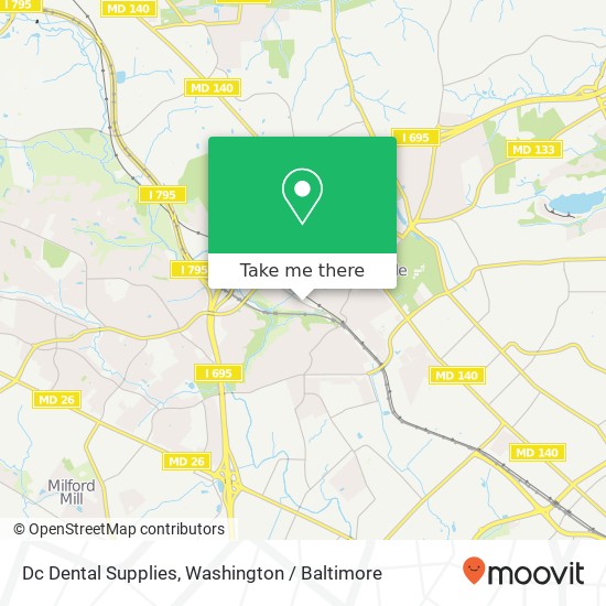 Dc Dental Supplies map