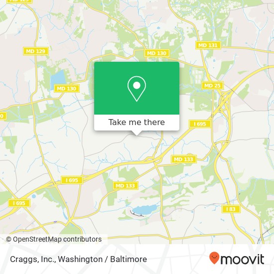 Craggs, Inc. map