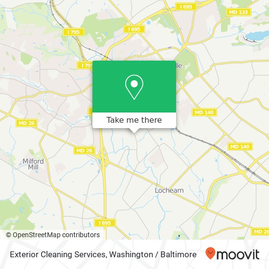 Exterior Cleaning Services map