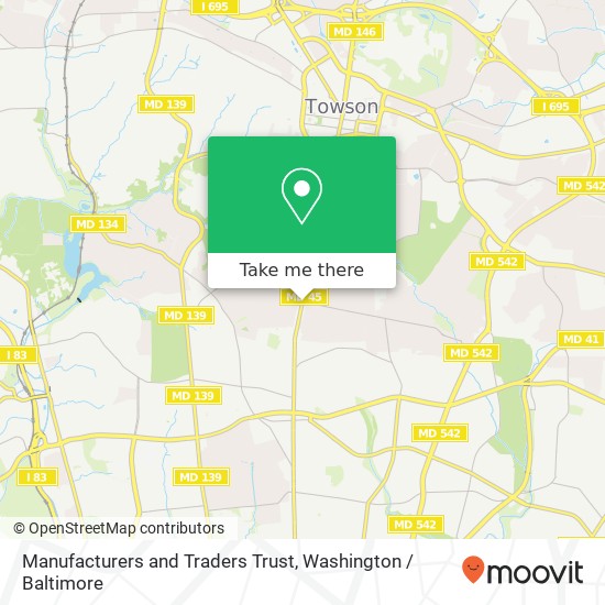 Manufacturers and Traders Trust map