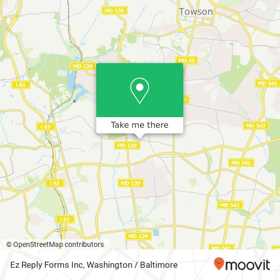 Ez Reply Forms Inc map