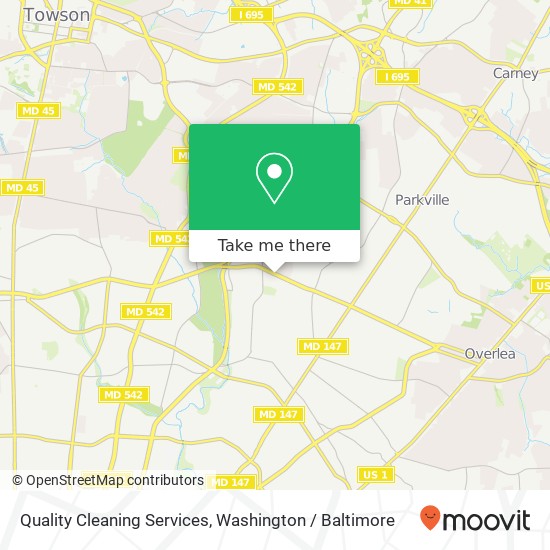 Quality Cleaning Services map