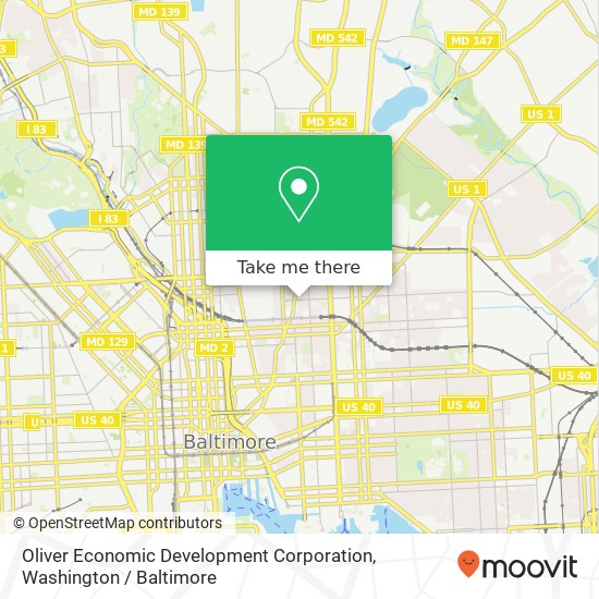 Oliver Economic Development Corporation map