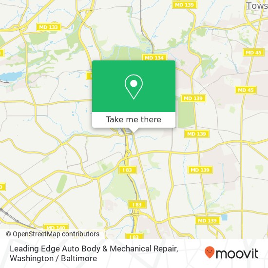 Leading Edge Auto Body & Mechanical Repair map