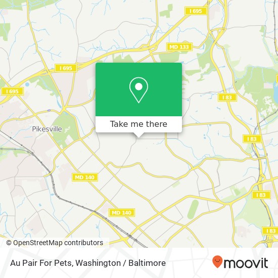 Au Pair For Pets map