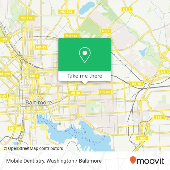 Mobile Dentistry map