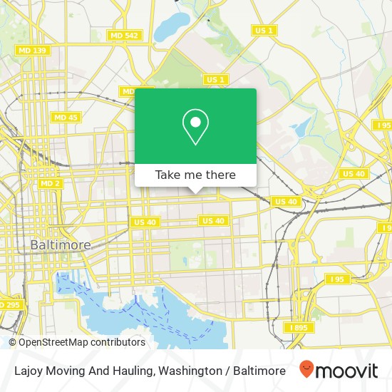 Lajoy Moving And Hauling map