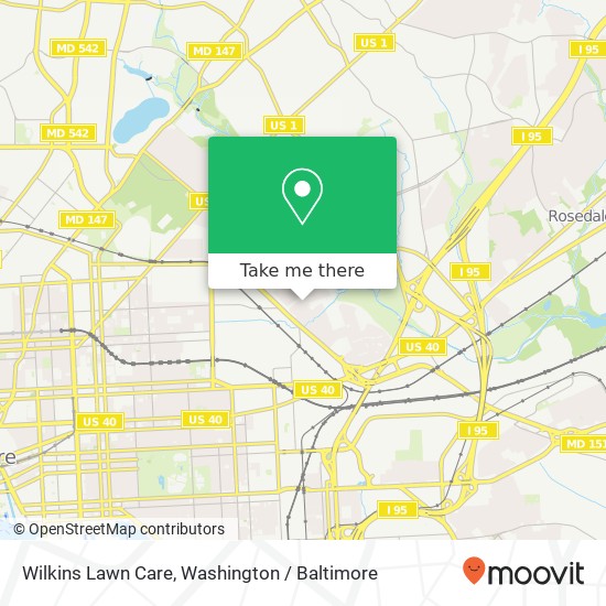 Mapa de Wilkins Lawn Care