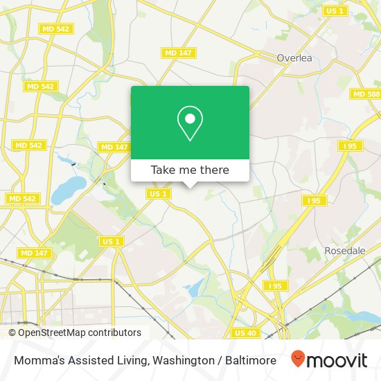 Momma's Assisted Living map