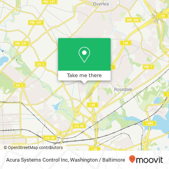 Acura Systems Control Inc map