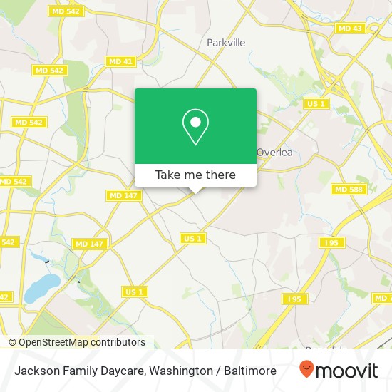 Mapa de Jackson Family Daycare
