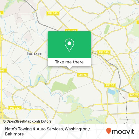 Nate's Towing & Auto Services map