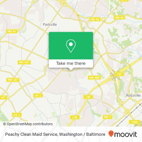Peachy Clean Maid Service map