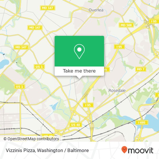 Vizzinis Pizza map