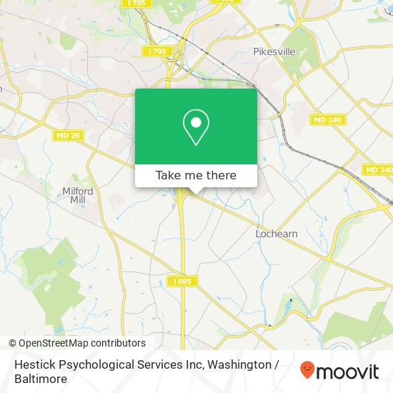 Hestick Psychological Services Inc map