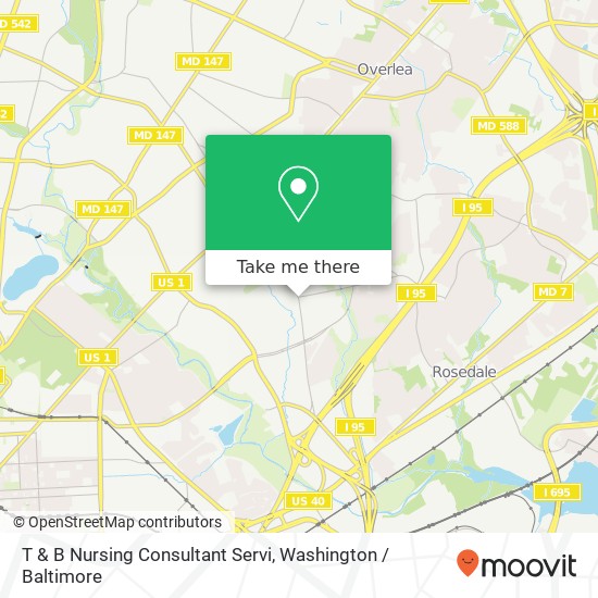 T & B Nursing Consultant Servi map