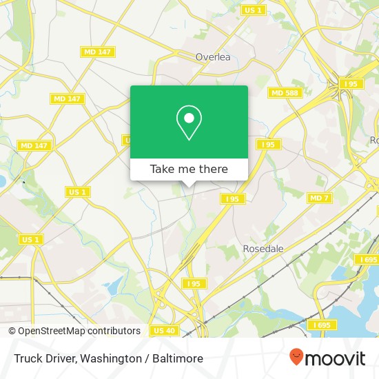 Truck Driver map