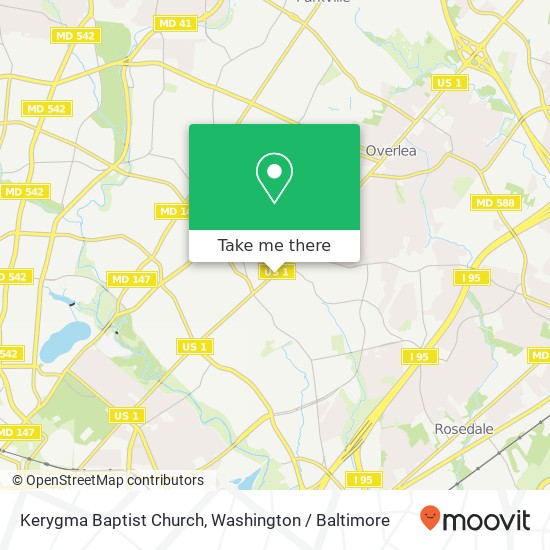 Mapa de Kerygma Baptist Church