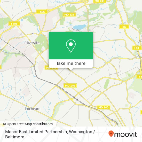 Mapa de Manor East Limited Partnership