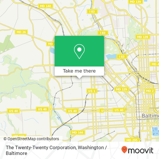 Mapa de The Twenty-Twenty Corporation