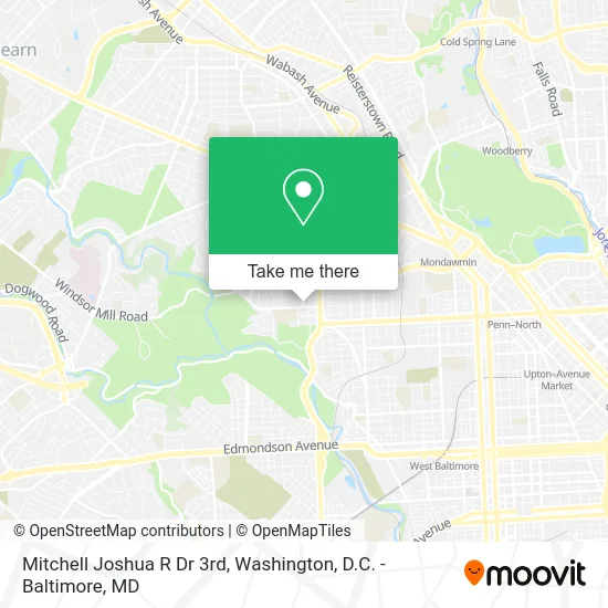 Mitchell Joshua R Dr 3rd map