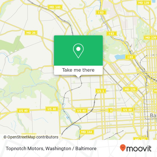 Topnotch Motors map