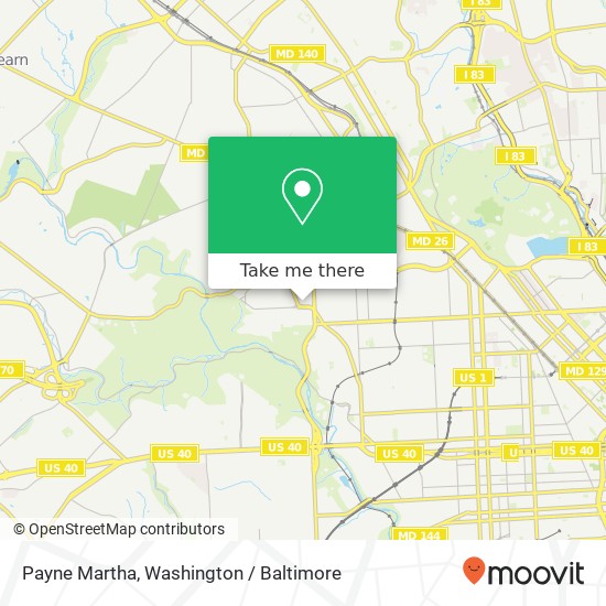 Mapa de Payne Martha