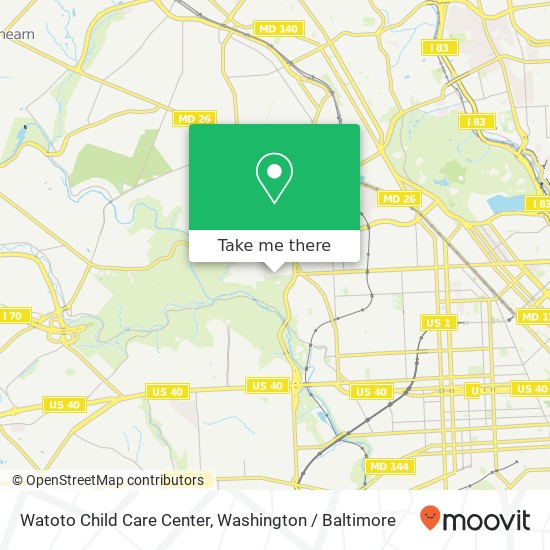 Watoto Child Care Center map