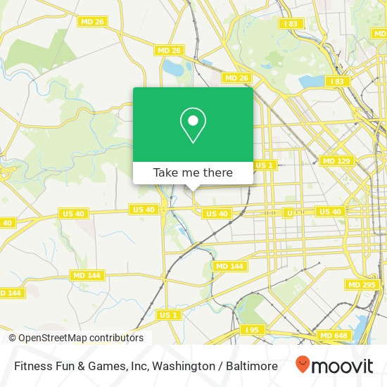 Fitness Fun & Games, Inc map