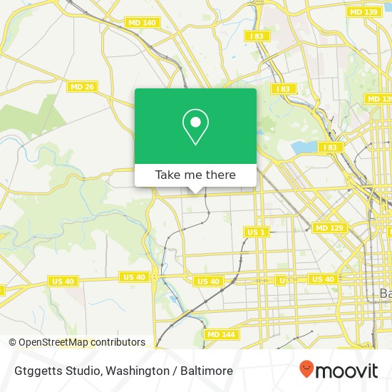 Gtggetts Studio map