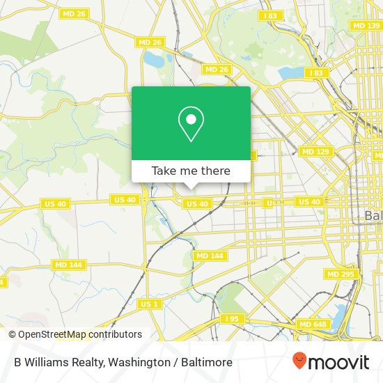 Mapa de B Williams Realty