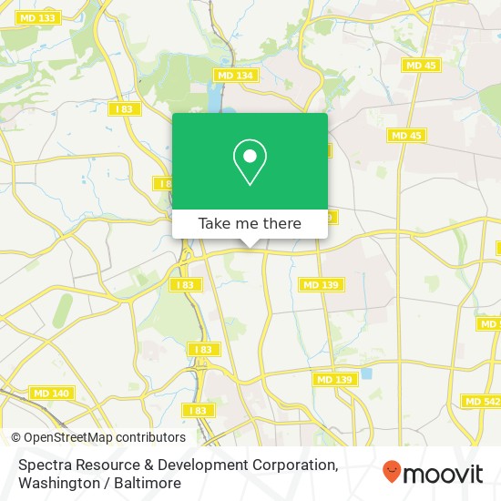 Spectra Resource & Development Corporation map