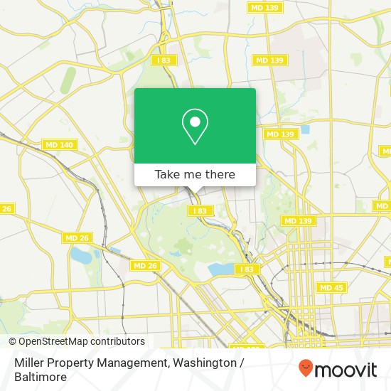 Mapa de Miller Property Management
