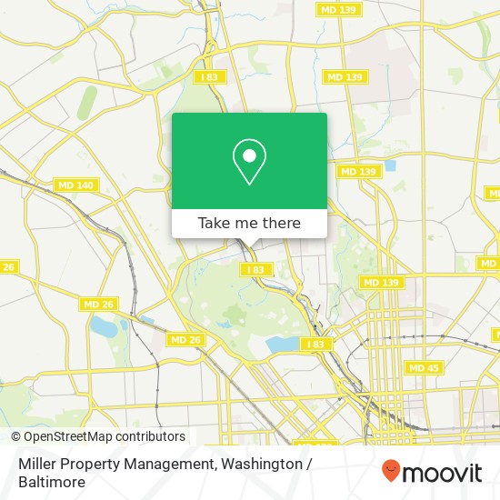 Miller Property Management map