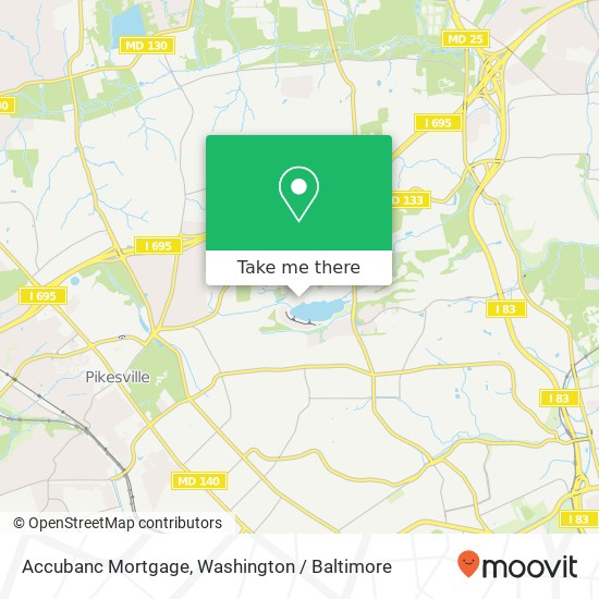 Mapa de Accubanc Mortgage