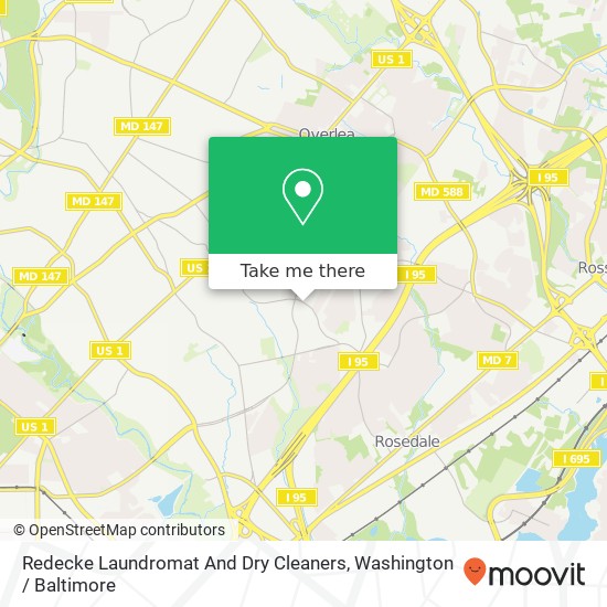 Mapa de Redecke Laundromat And Dry Cleaners