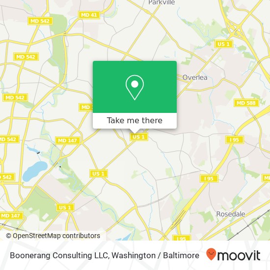 Mapa de Boonerang Consulting LLC