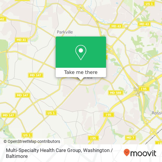 Mapa de Multi-Specialty Health Care Group