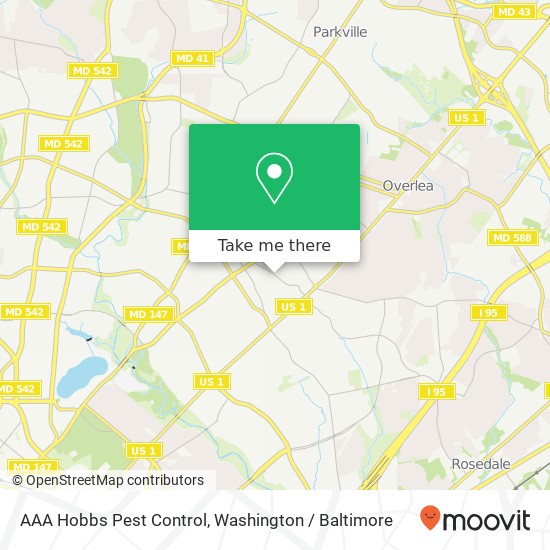 AAA Hobbs Pest Control map