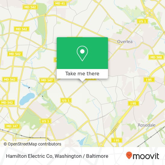 Mapa de Hamilton Electric Co