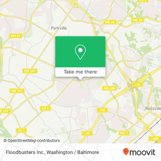 Mapa de Floodbusters Inc.