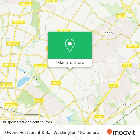 Mapa de Owen's Restaurant & Bar