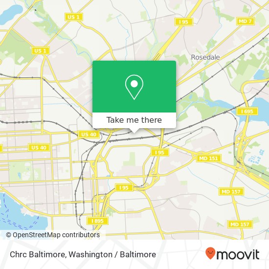 Mapa de Chrc Baltimore