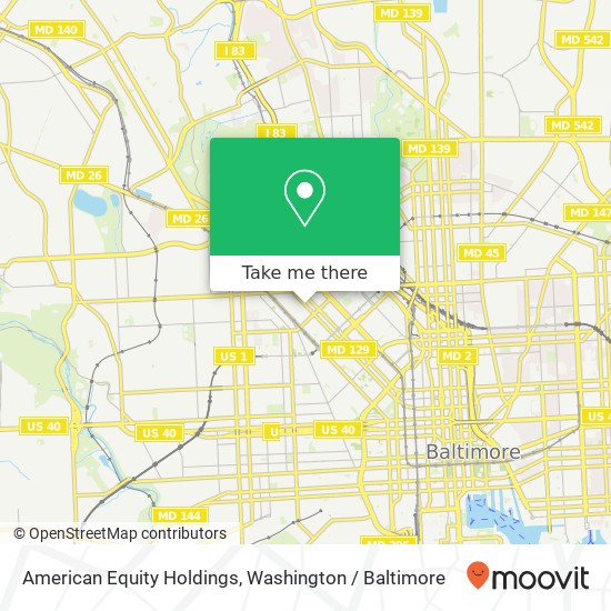 American Equity Holdings map