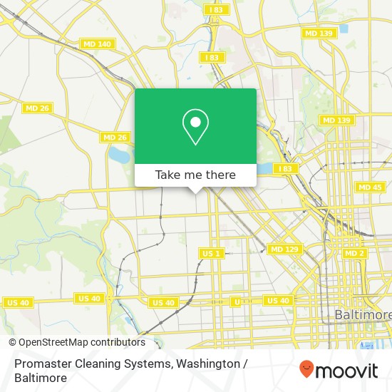 Promaster Cleaning Systems map