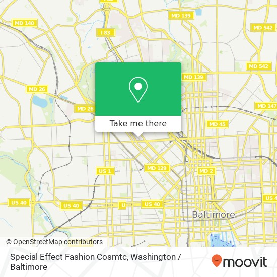 Mapa de Special Effect Fashion Cosmtc