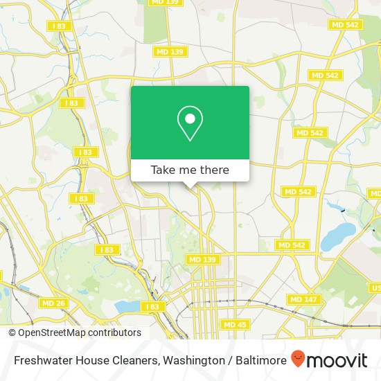 Freshwater House Cleaners map