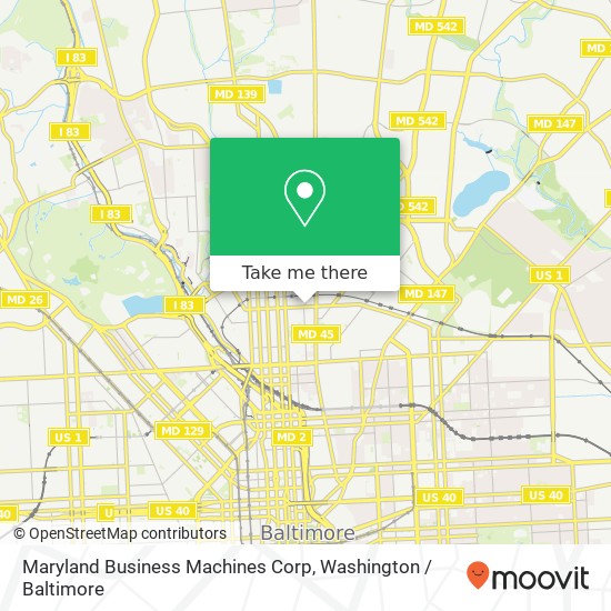 Mapa de Maryland Business Machines Corp